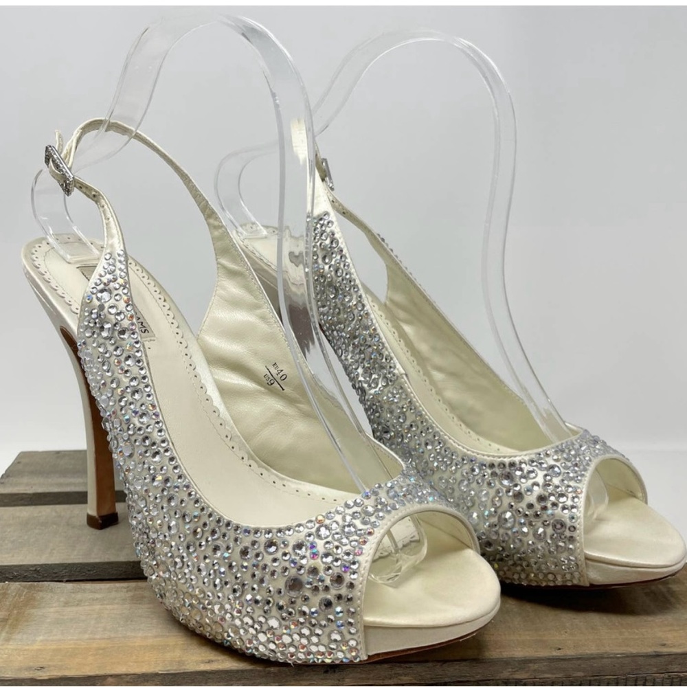 Benjamin Adams London Peep Toe Pumps